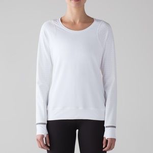 Lululemon White Pullover Sweater/Shirt